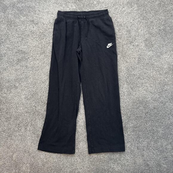 Nike Pants Womens Small Straight Leg Drawstring Sweatpants BVA089-010 Casual - Picture 1 of 12
